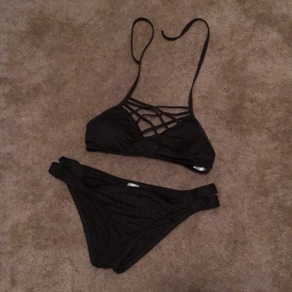 Green swim suit